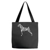 zebra pattern Tote Bags