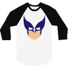 wolverine mask 3/4 Sleeve Shirt