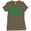 boston southie wicked cool Ladies Fitted T-Shirt