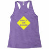 belly on board beer Racerback Tank