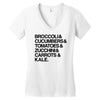 vegan Women's V-Neck T-Shirt