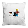 part time job   rock construction Throw Pillow