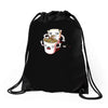 zombie ramen Drawstring Bags