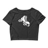 roller skate funny Crop Top
