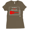 anti war guitar folk music writers Ladies Fitted T-Shirt