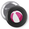 Pink Beachball Baby Girl Pin-back button
