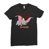 Don't Just Fly Soar Dumbo Ladies Fitted T-Shirt