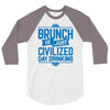 brunch day drinking 3/4 Sleeve Shirt