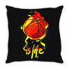 life is basketball Throw Pillow