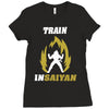 train insaiyan Ladies Fitted T-Shirt