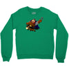 just a viking and his horse Crewneck Sweatshirt