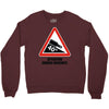 warning descent Crewneck Sweatshirt