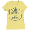 queen of cats Ladies Fitted T-Shirt