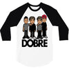 dobre twins dobre brother 3/4 Sleeve Shirt