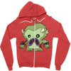 zombie monster Zipper Hoodie