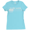 sarcasm loading please wait Ladies Fitted T-Shirt