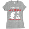 Pray for Las Vegas, Route 91 Harvest 2017 Ladies Fitted T-Shirt