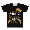 i'm not a widow i'm a wife to a husband with wings All Over Men's T-shirt