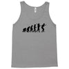 evolution of table tennis or ping pong mens black t shirt top Tank Top