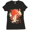 red skies Ladies Fitted T-Shirt