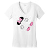Creating a Little Disney Magic Character Women's V-Neck T-Shirt