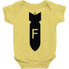 dropping f bomb Baby Bodysuit