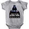 star wars darth vader funny quote we have tea &amp; cakes. Baby Bodysuit