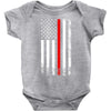 Vintage American Flag Baby Onesie