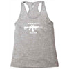 black guns matter Racerback Tank
