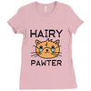 funny cat Ladies Fitted T-Shirt