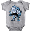 muscle shark Baby Onesie