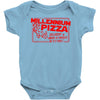 millennium pizza Baby Onesie