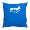 super corsair race 57 reno air racer decal f4u f2g air racing Throw Pillow