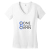 gone gamin logo Women's V-Neck T-Shirt