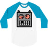 robot funny 3/4 Sleeve Shirt