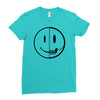 smiley dissection Ladies Fitted T-Shirt