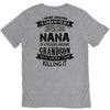 Super Cool Nana Of A Freaking Awesome Grandson V-Neck Tee