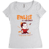 enlist Women's Triblend Scoop T-shirt
