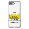 Under Construction Personalize Baby iPhone 8 Plus