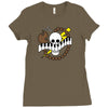 ONE PIECE, STRONG WORLD, KIDS, ADVENTURE, FANTASY, ART,SHAYLENE REYNOL Ladies Fitted T-Shirt