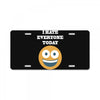 i hate everyone today License Plate