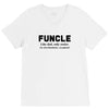 Funcle Like Dad, Only Cooler V-Neck Tee