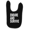 endure survive Baby Bibs
