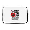 as a scorpio i have 3 sides Laptop sleeve