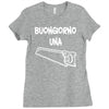 buongiorno una sega Ladies Fitted T-Shirt