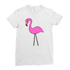 animal pink Ladies Fitted T-Shirt
