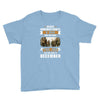 Never Underestimate A Man Who Watches The 100 And Was Born in December Youth Tee
