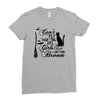 can't fly with the big girls Ladies Fitted T-Shirt
