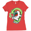 salmon likes wasabi Ladies Fitted T-Shirt