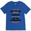 Super Cool Grandson Of A Freaking Awesome Pop Pop V-Neck Tee